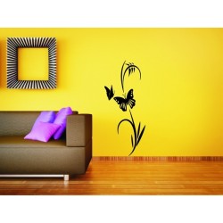 Nálepka na stenu - Motýli kvet