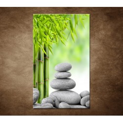 Obrazy na stenu - Kamene a bambus