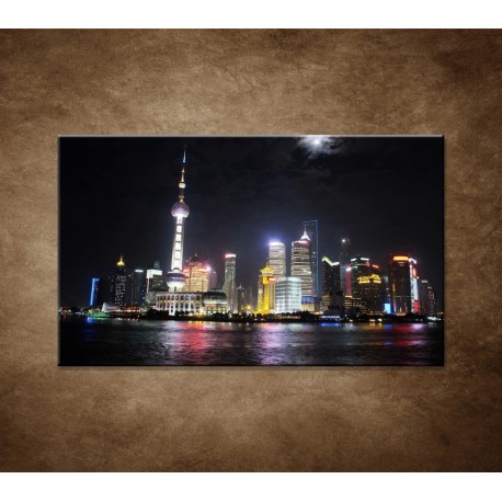 Obraz na stenu - Nočný Shanghai